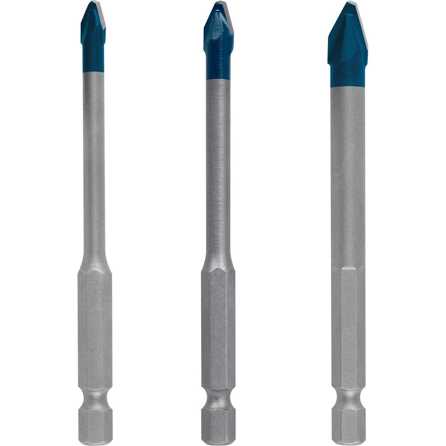 Tile Drill Bit Set 3-Piece Set