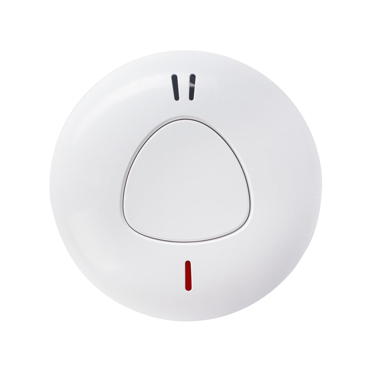 Interconnected 10 Year Photoelectric Smoke Alarm White