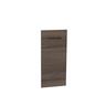 Floor Standing Vanity Bin Cabinet Drawer Front 300mm Charred Walnut