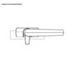 Window Fastener Right Hand Black