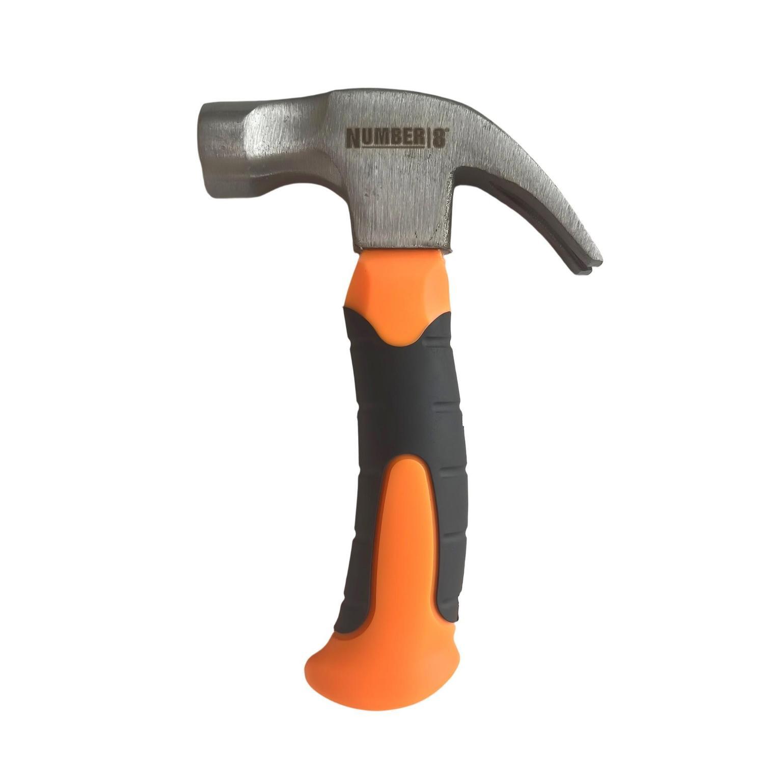 Stubby Hammer8oz(225g) 8oz Black And Orange Handle