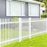 Picket Fence Gate Convertor White 2 Piece