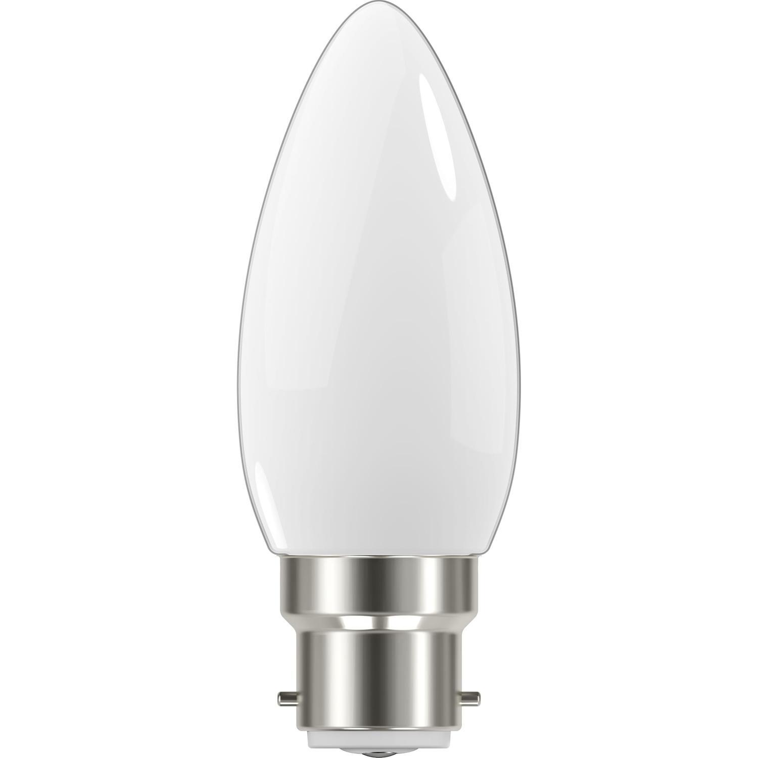 LED Candle Opal Glass