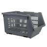 Stackable Storage Basket Medium Grey