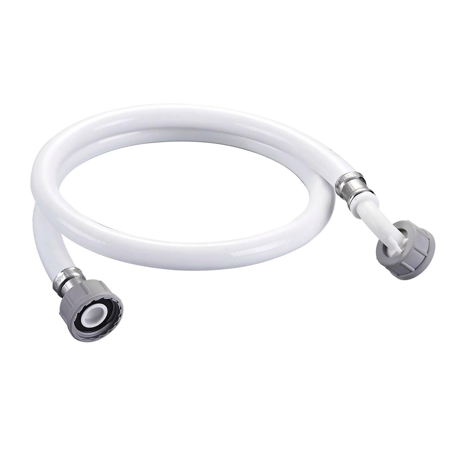 Washing Machine & Dishwasher Inlet Hose with Elbow 1.25m White