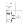 001 Deadlatch with Knob