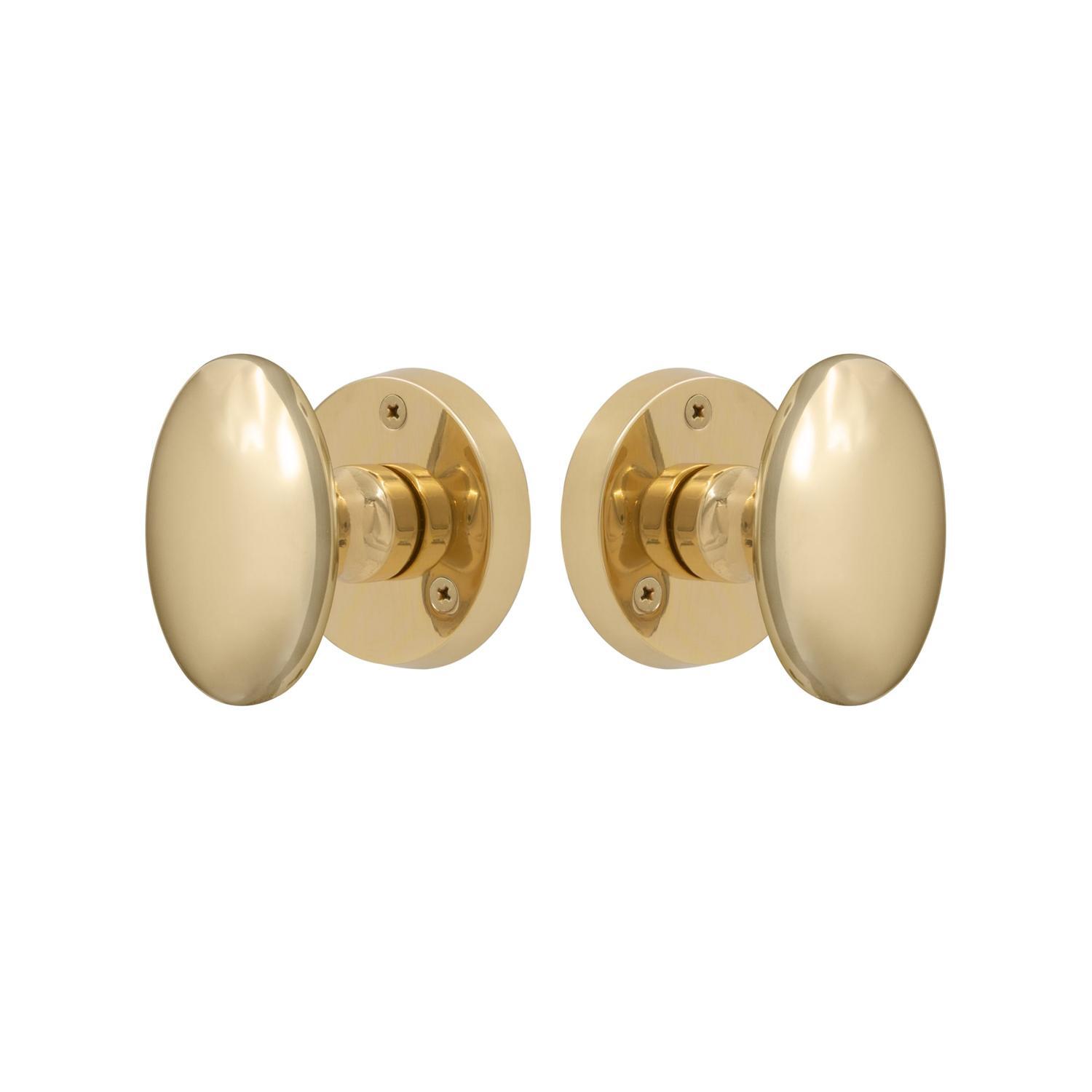 Camden Knob Set Polished Brass