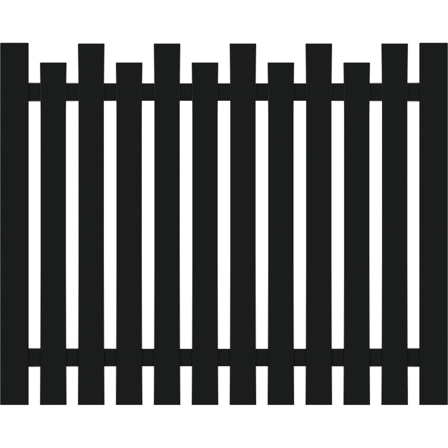 Belle Aluminium Adjustable Gate Kitset H: 950mm W: 1180mm Black