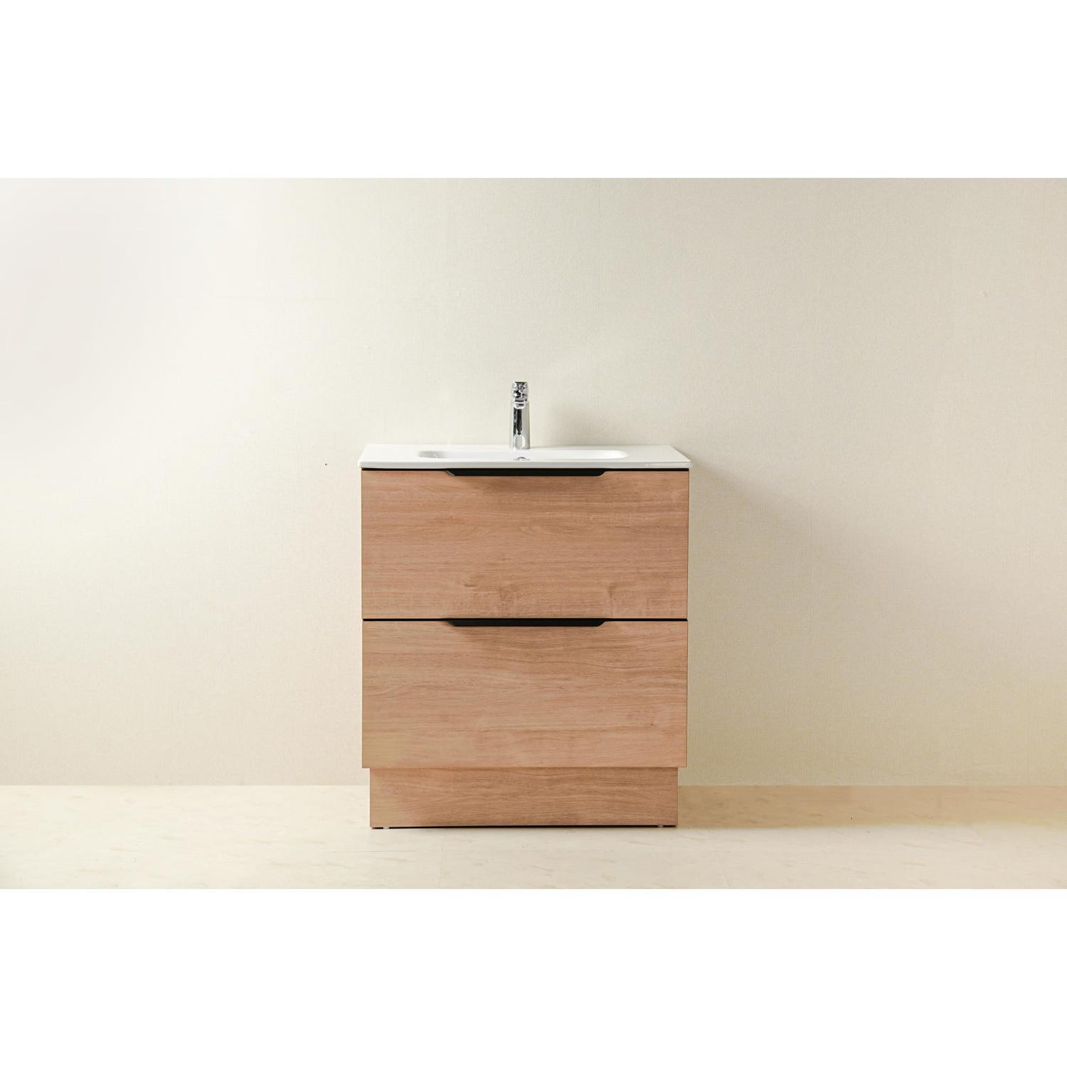 Keeley Wall/Floor Vanity 758mm Oak