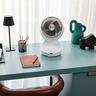 20cm White Air Circulator Desk Fan