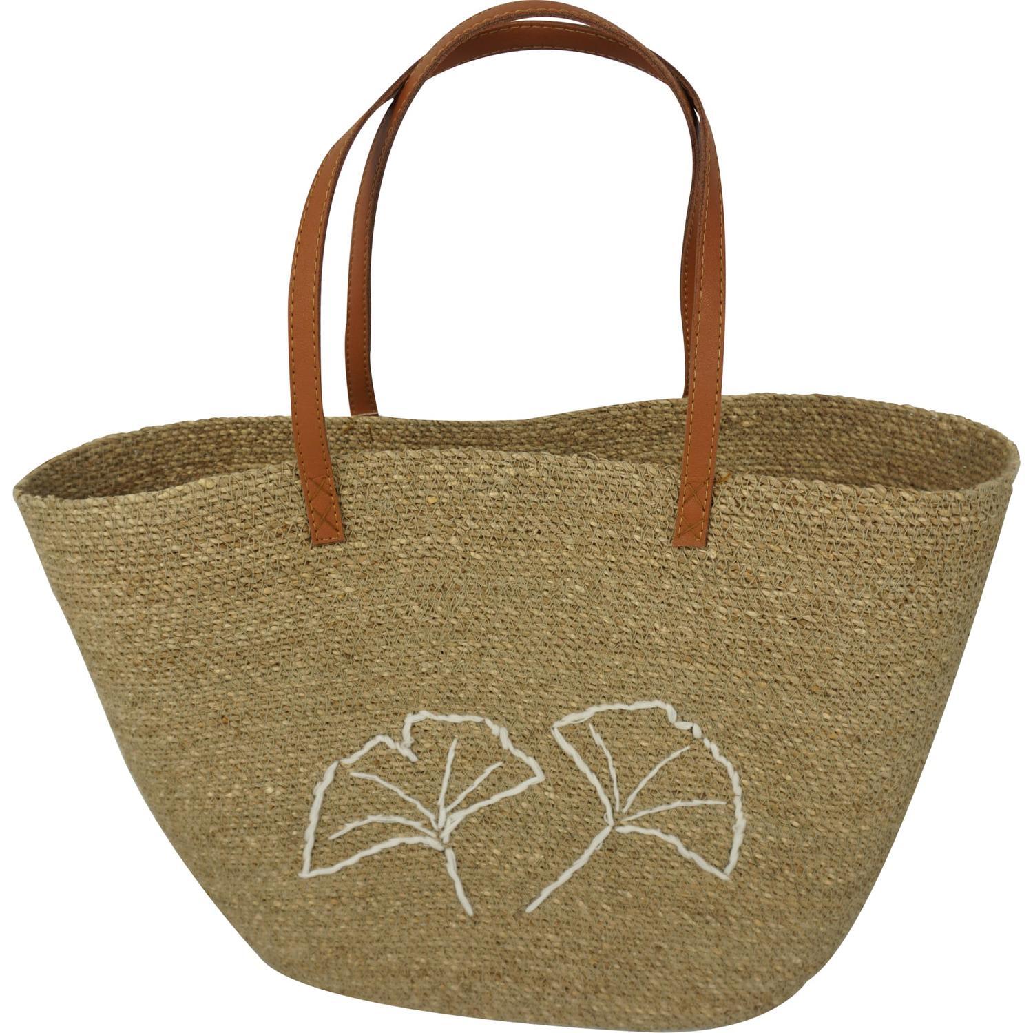 Beach Bag Ginkgo Leaf