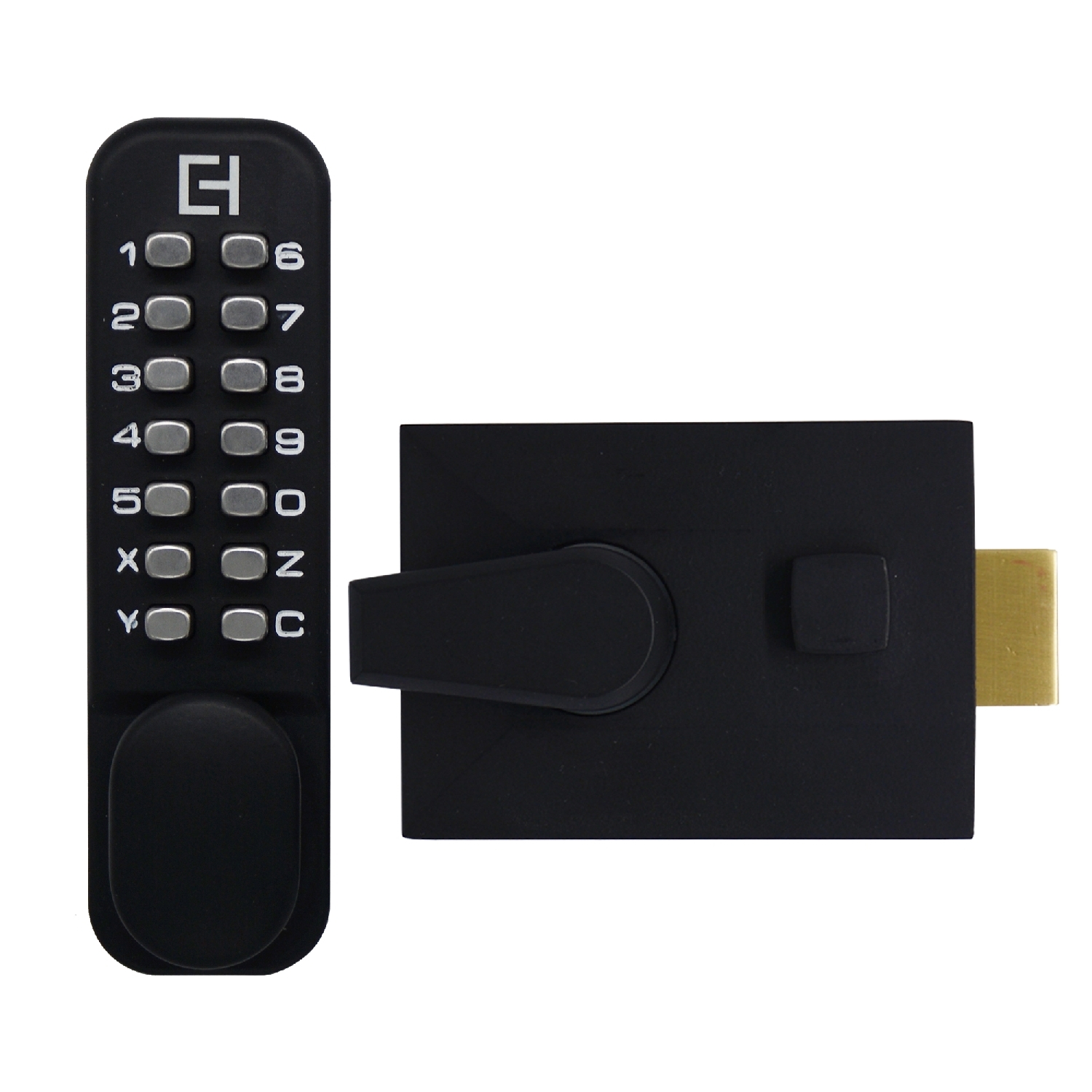 Digital Lock with Heavy Duty Rim Lock