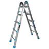 All-In-One Telescopic Ladder 3 Step 150kg Aluminium
