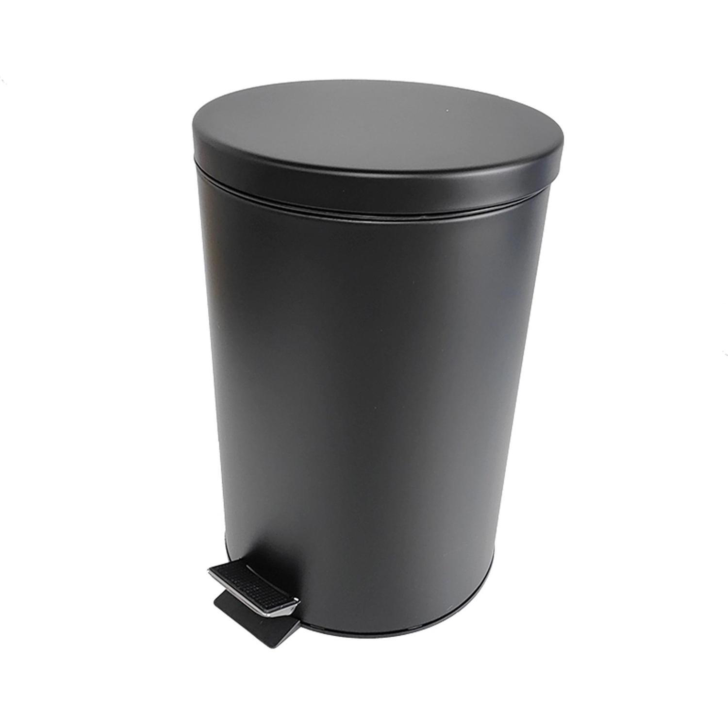 Pedal Bin 20 litre  Round Black