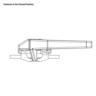 Window Handle Wedgeless High Profile Right & Left Hand 93mm Black