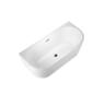 Freestanding Back to Wall Bath 1600 mm White