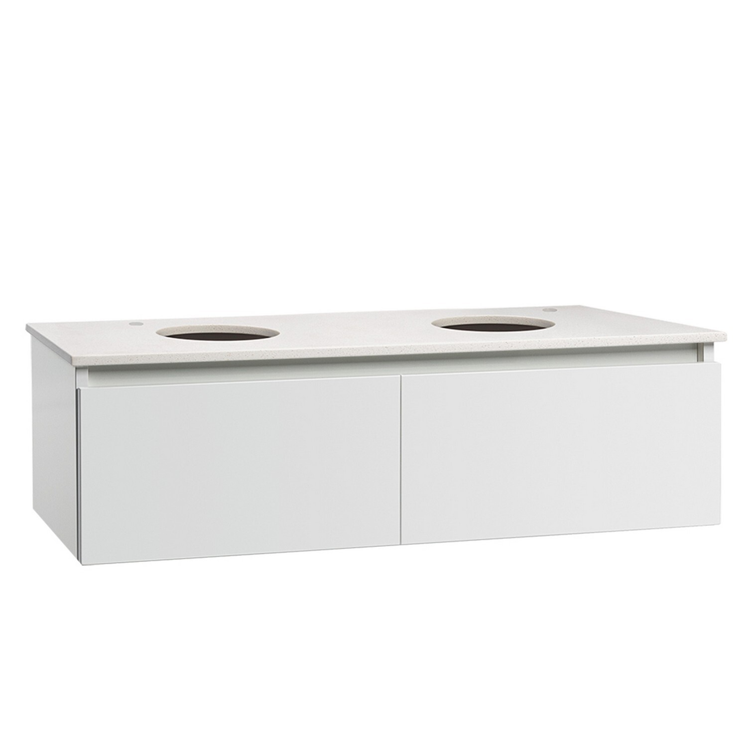 Valencia Wall Hung Double Bowl 2 Drawers