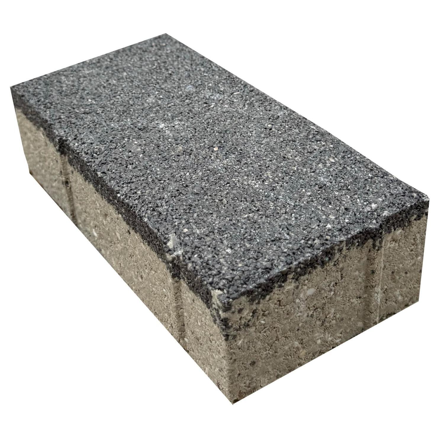 Paving Stone Charcoal H:55mm,W:200mm,D:100mm