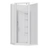 Corner Angle Corner Mould Acrylic Shower 1000 x 1000 x 2015mm White