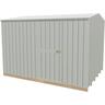 Shed H:1830mm, W:3030mm, D:2280mm Alu-Zinc