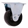 Rubber Fixed Castor 50mm Black