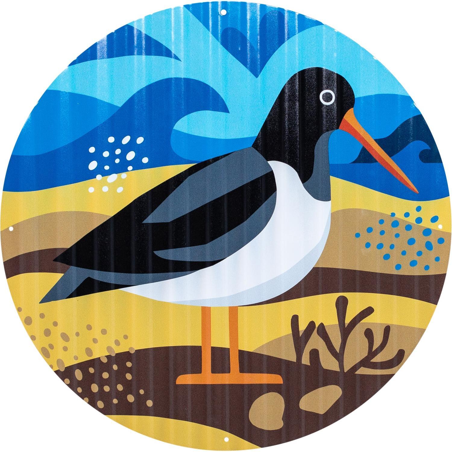 Oyster Catcher Corrugate Wall Art