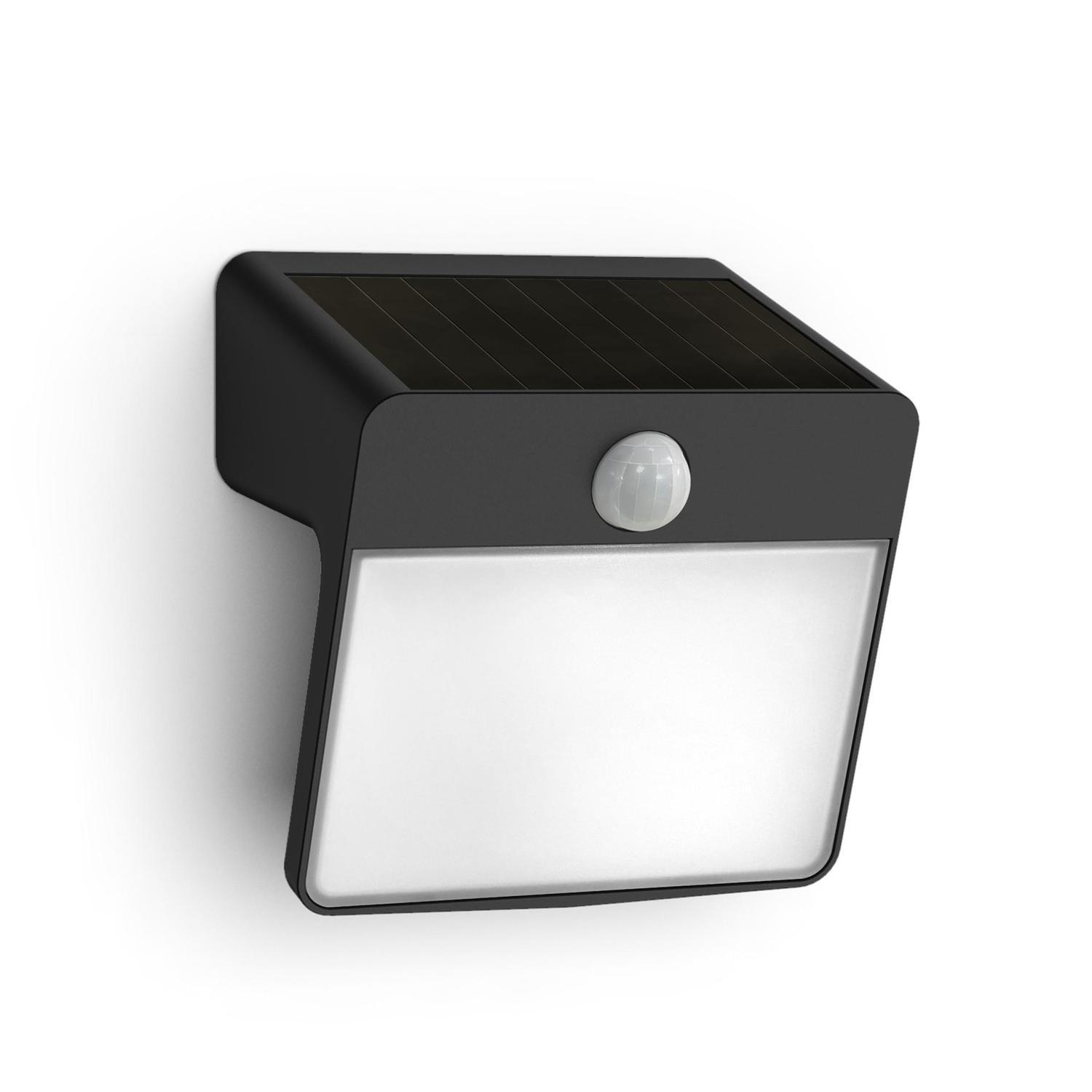 Yarixa LED Solar Wall Light 2.2W Black