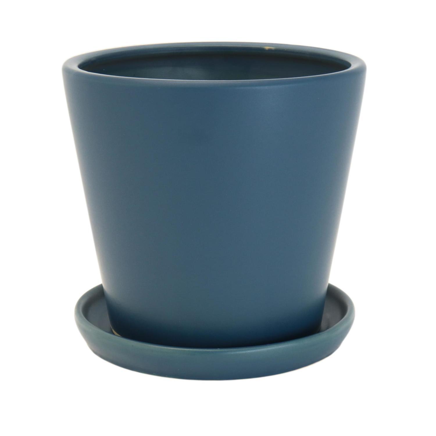 Glazed Round Pot