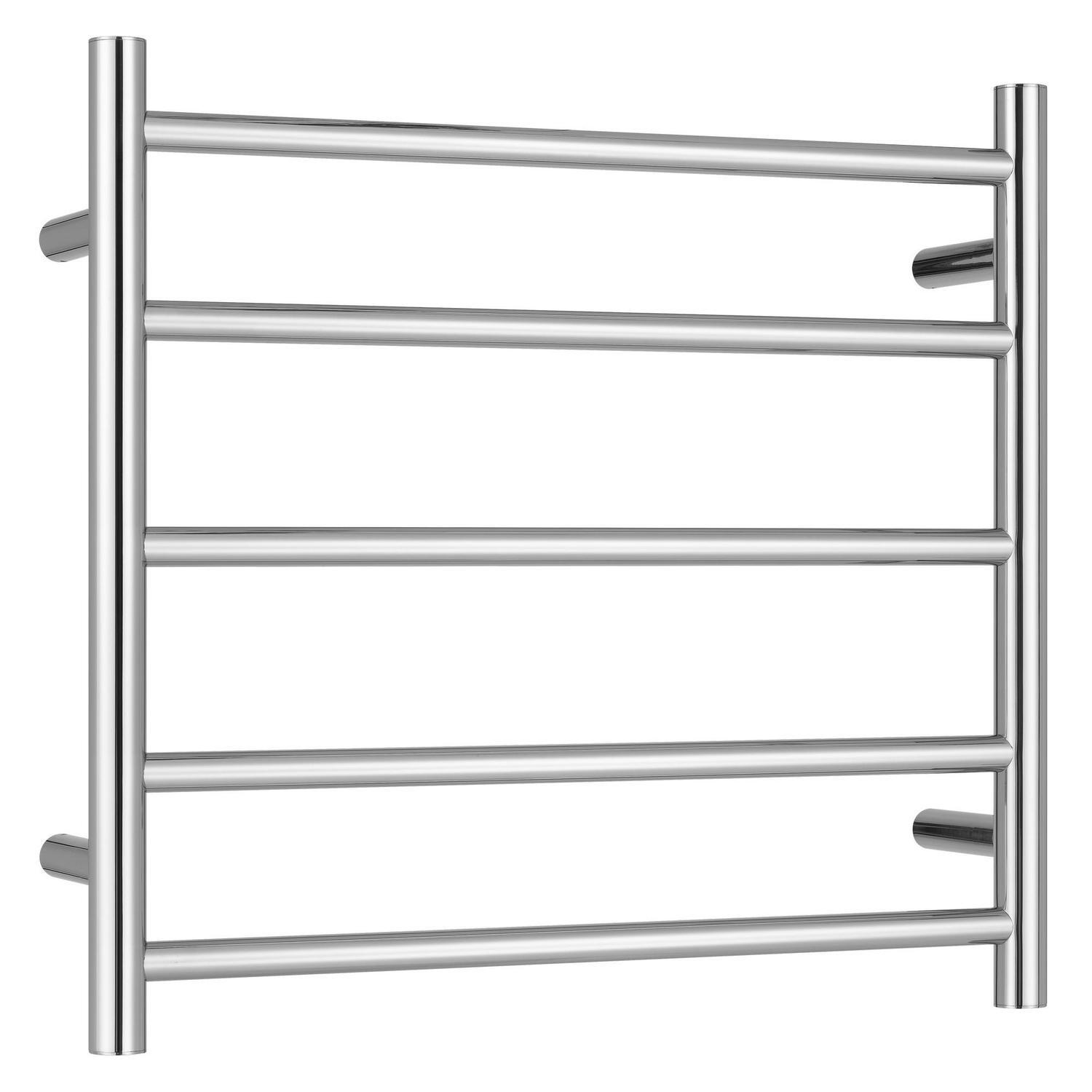 6 Bar Round Heated Towel Rail  Polish
