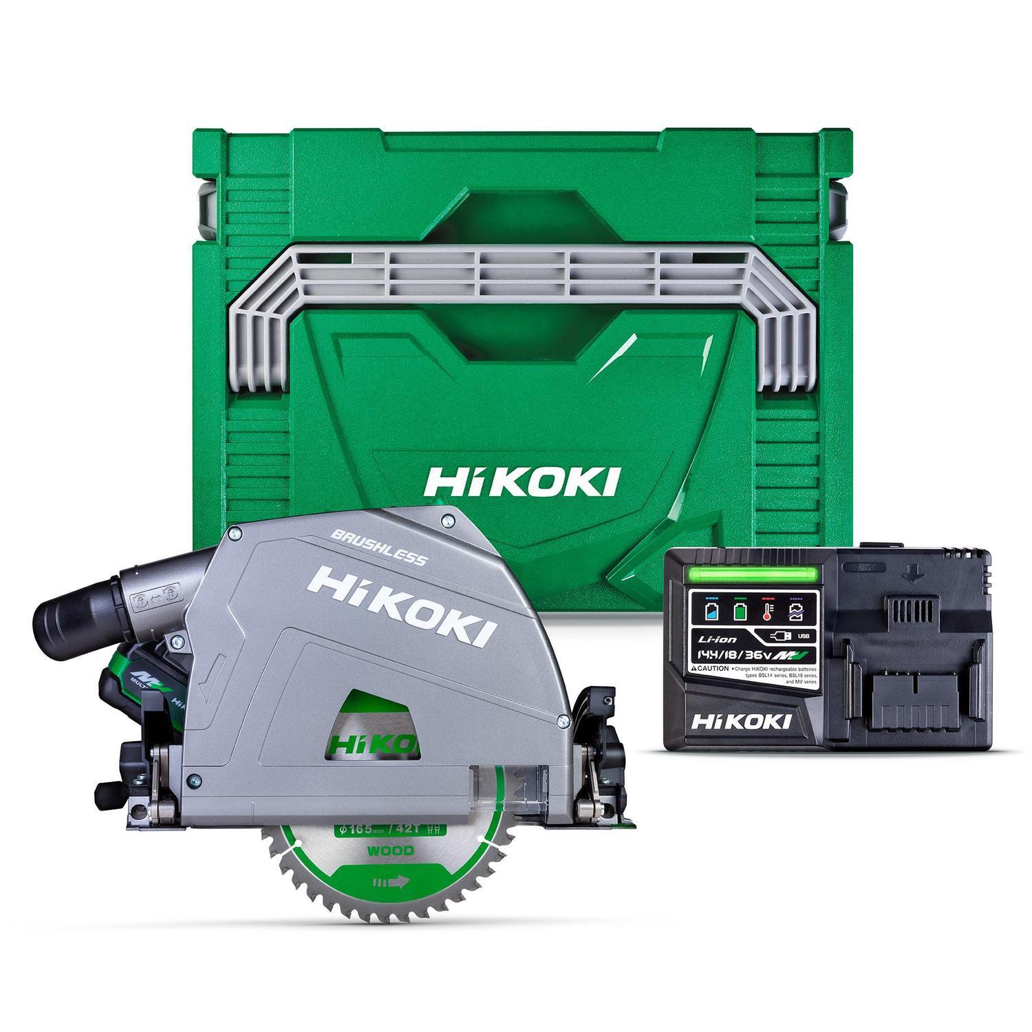 36V Brushless 165mm Plunge Saw Kit