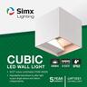 2x 5W Wall Light White