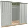 Shed H:1770mm, W:2280mm, D:1080mm Alu-Zinc