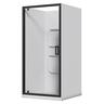 Alcove Side Mould Acrylic Shower 1000 x 1000 x 2015mm Black