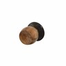Passage Door Knob Set Rimu w/Florentine Bronze Base