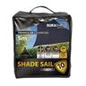 Platinum Shade Sail Platinum Triangle 5M Charcoal