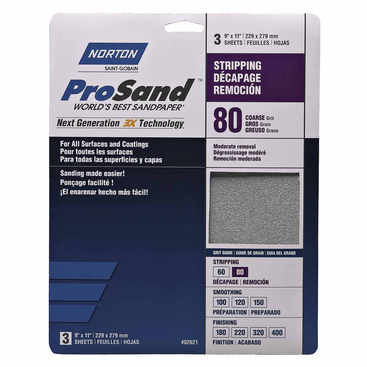 Premium Sand Paper Sheet 80 Grit