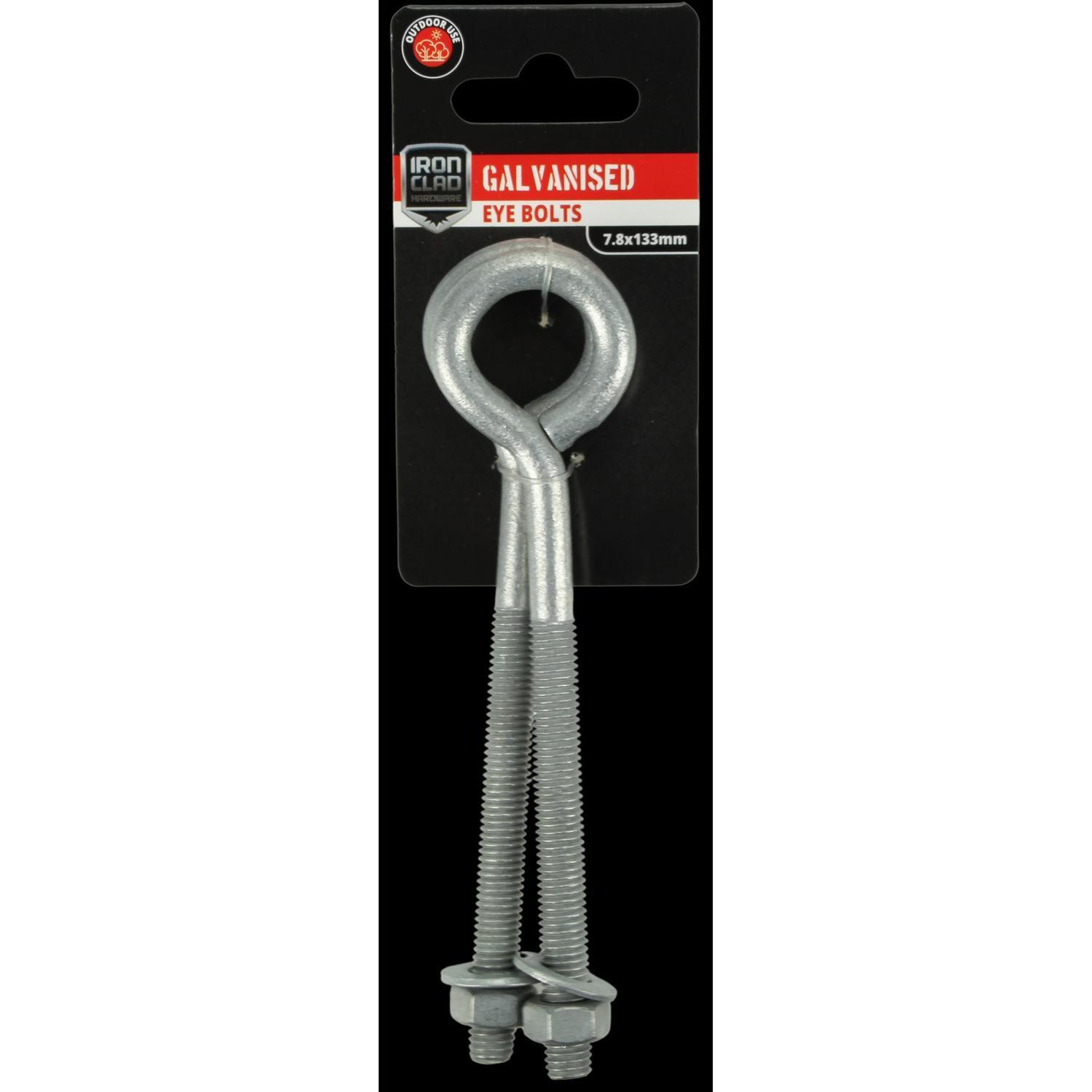 Eye Bolt 7.8x133mm Galvanised