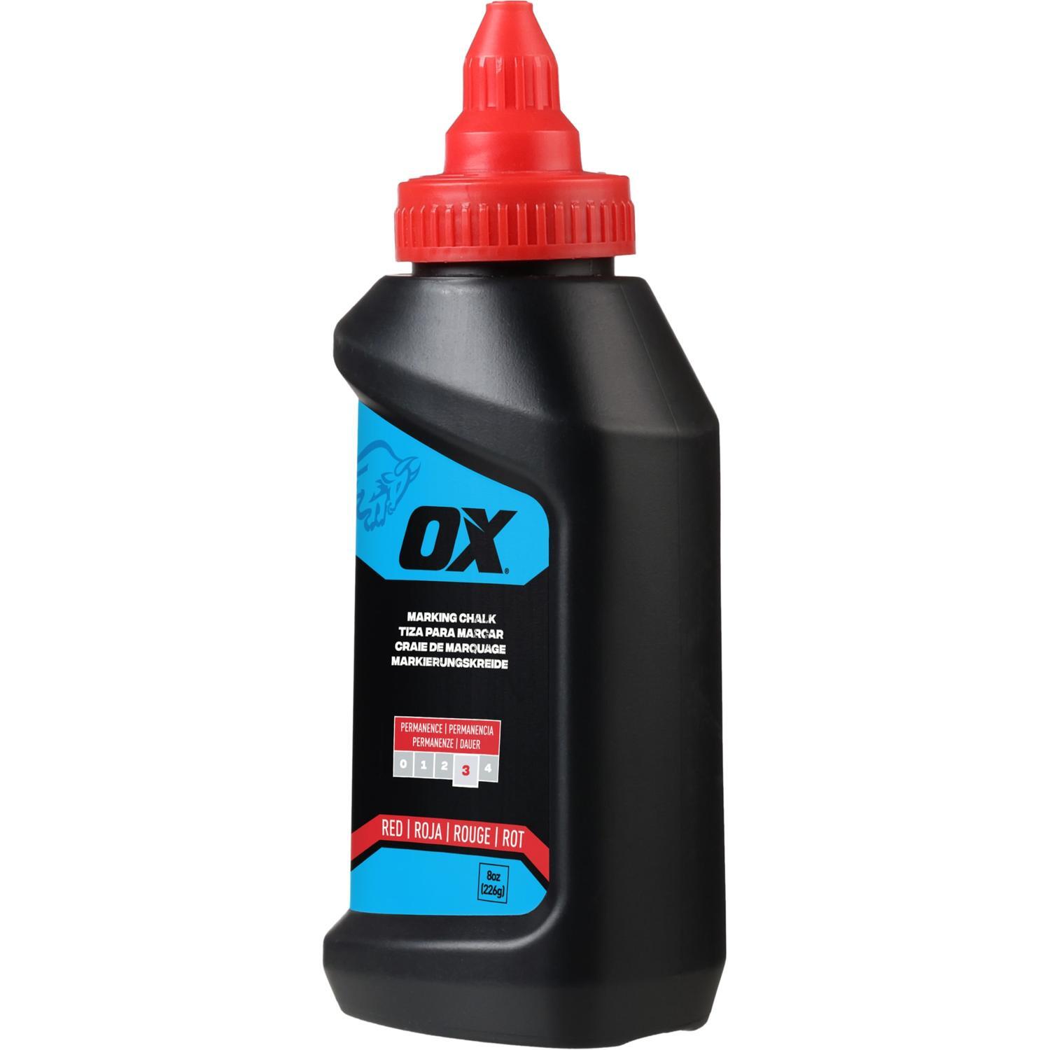 Red Marking Chalk - 8 Oz Permanent