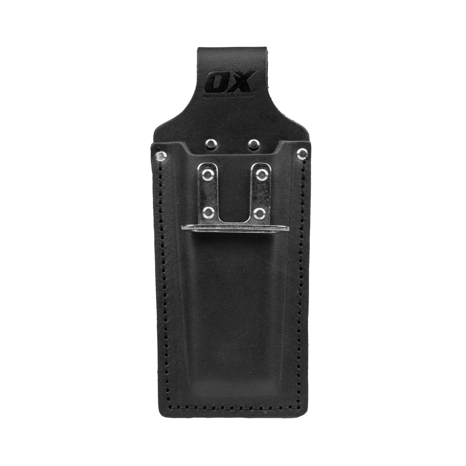 Leather Dual Chisel & Hammer Holder Black