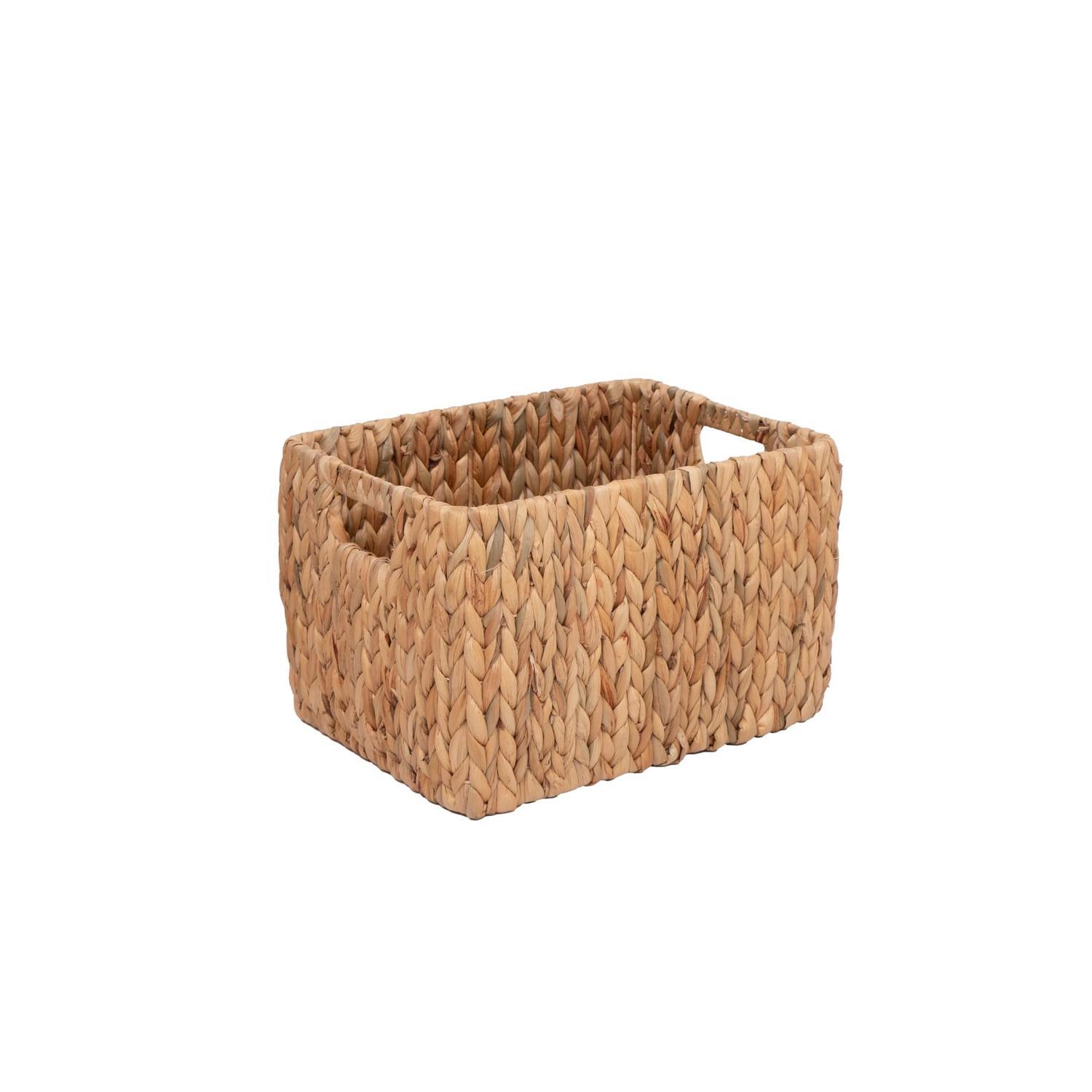 Indoor Solara Hyacinth Basket Rectangle Small