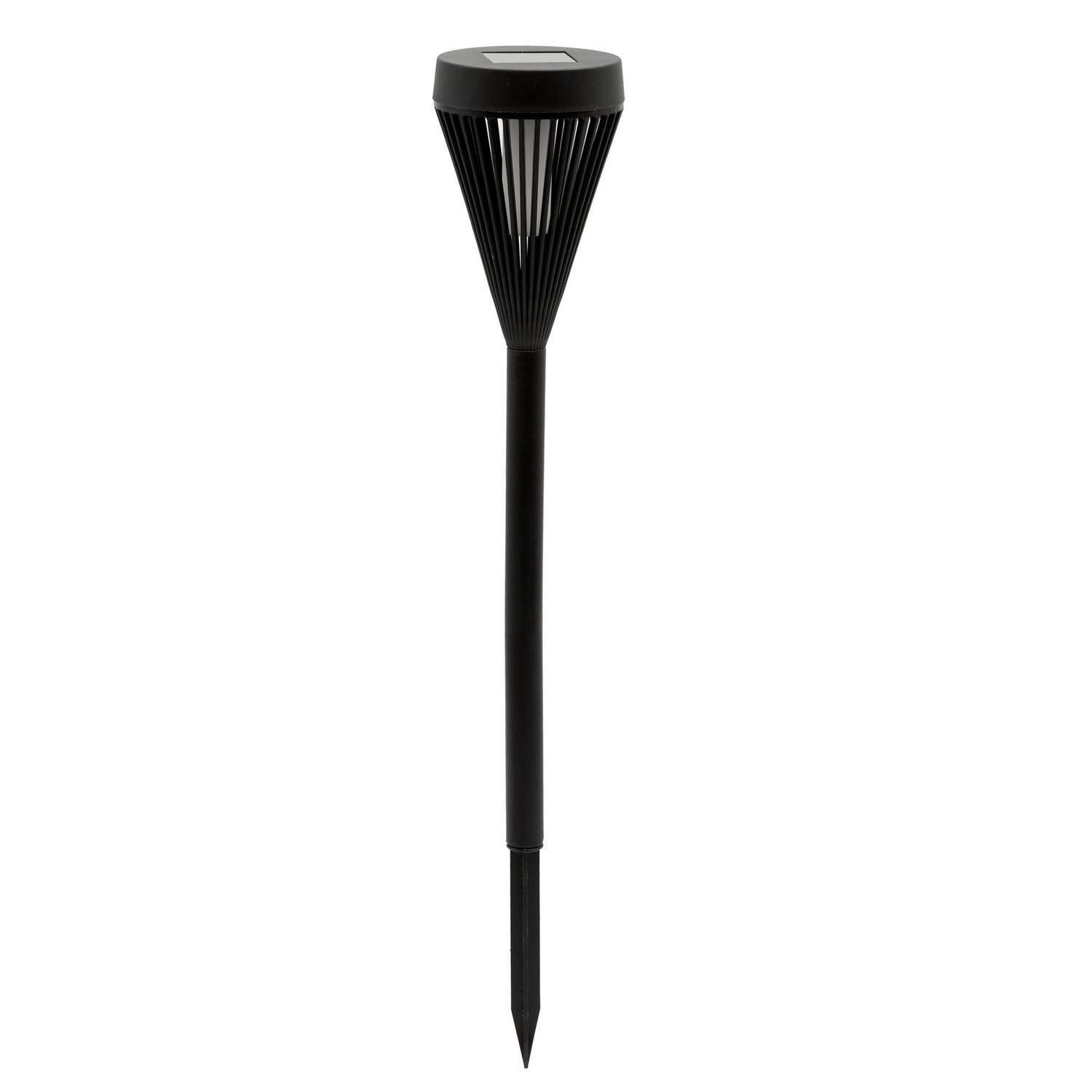 Linea Flame Effect Stake Lights 4-Pack 32cm Black