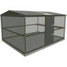Shed H:1830mm, W:3770mm, D:3030mm Assorted Colours