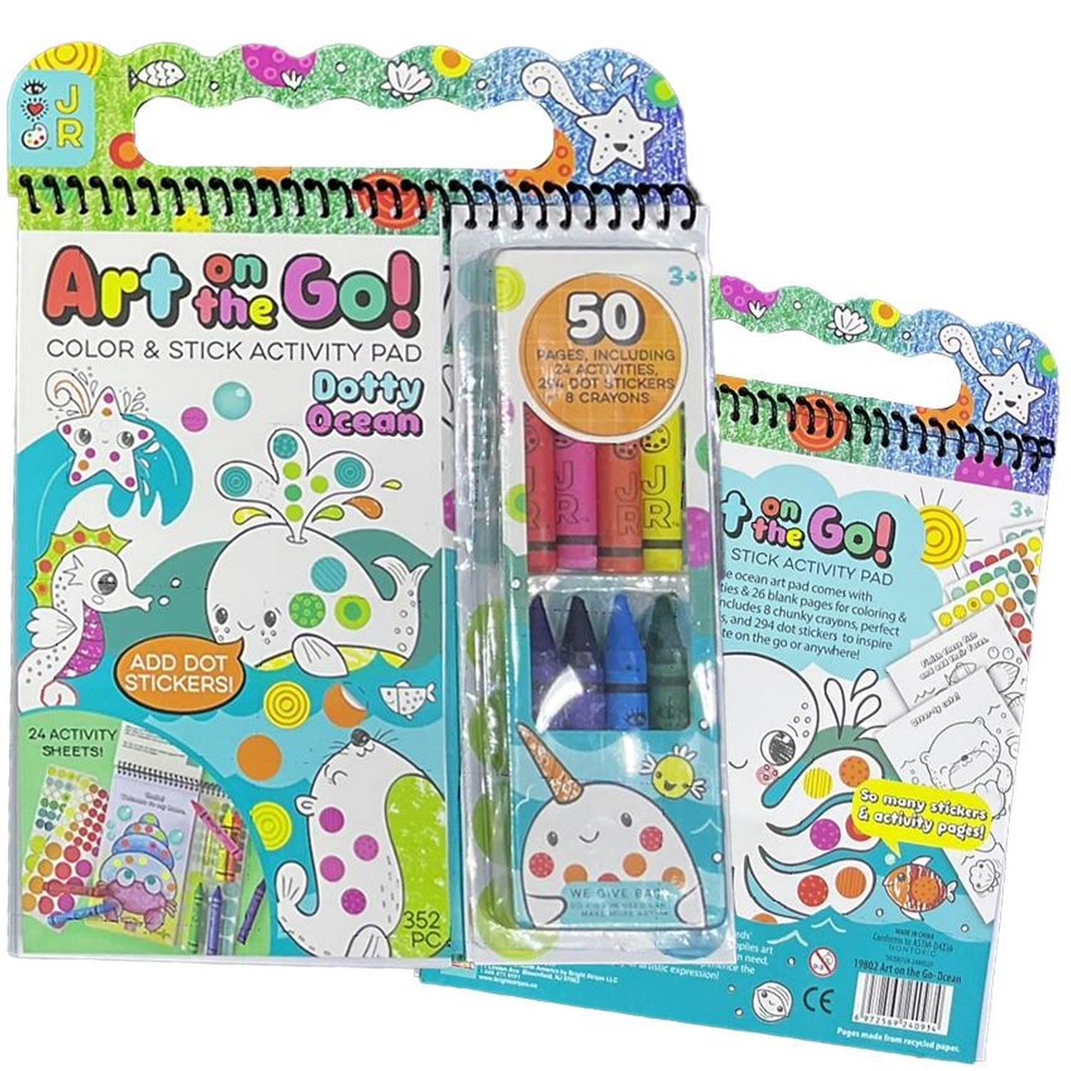 Art On The Go Colour & Stick Dotty Ocean