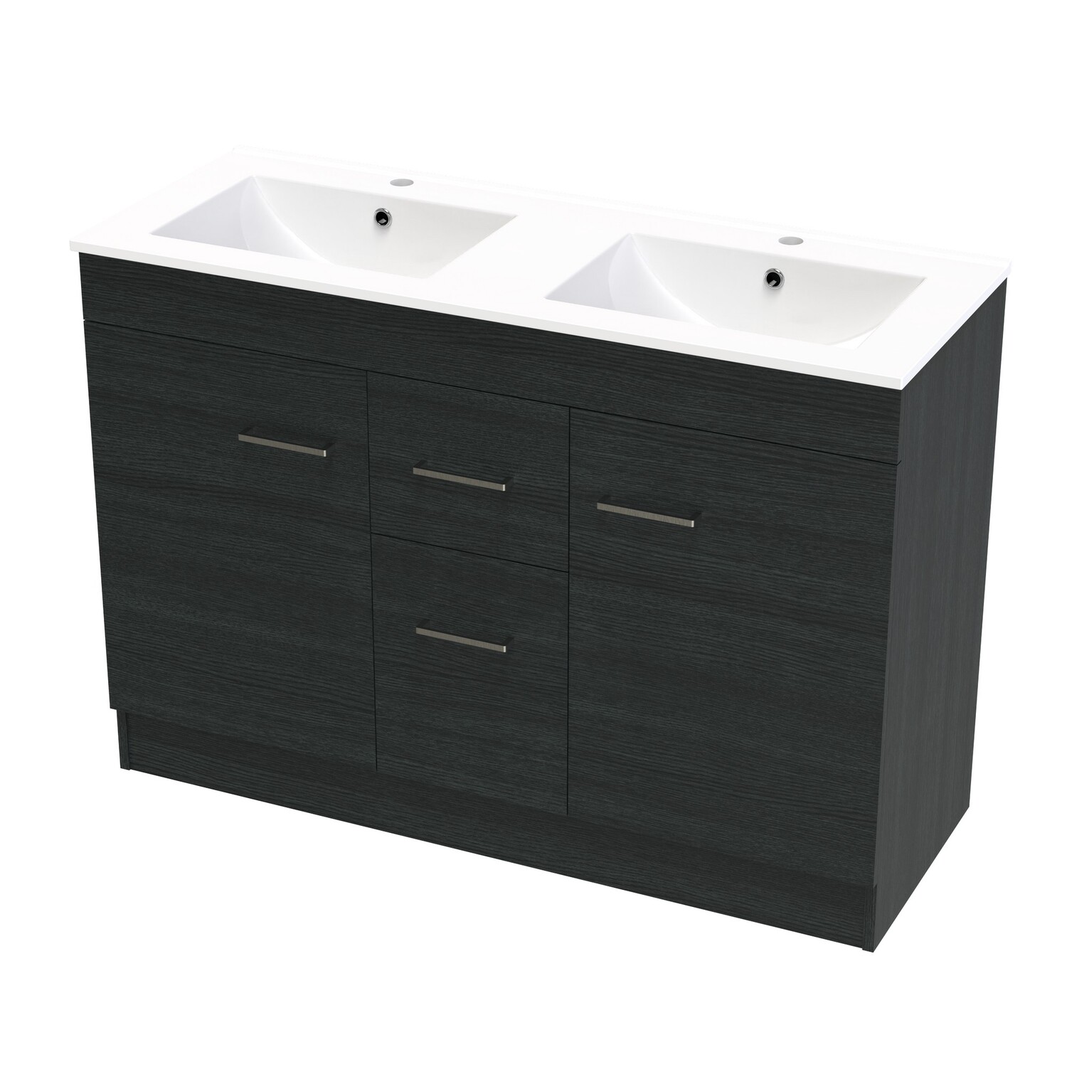 Cashmere Double Bowl Classic Floorstanding Vanity