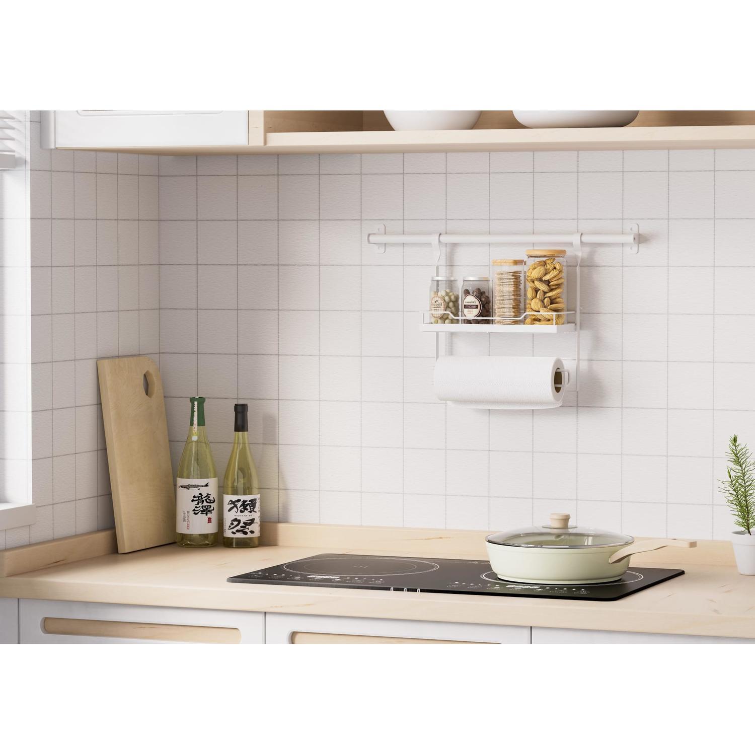 Hanging Paper Towel Holder White