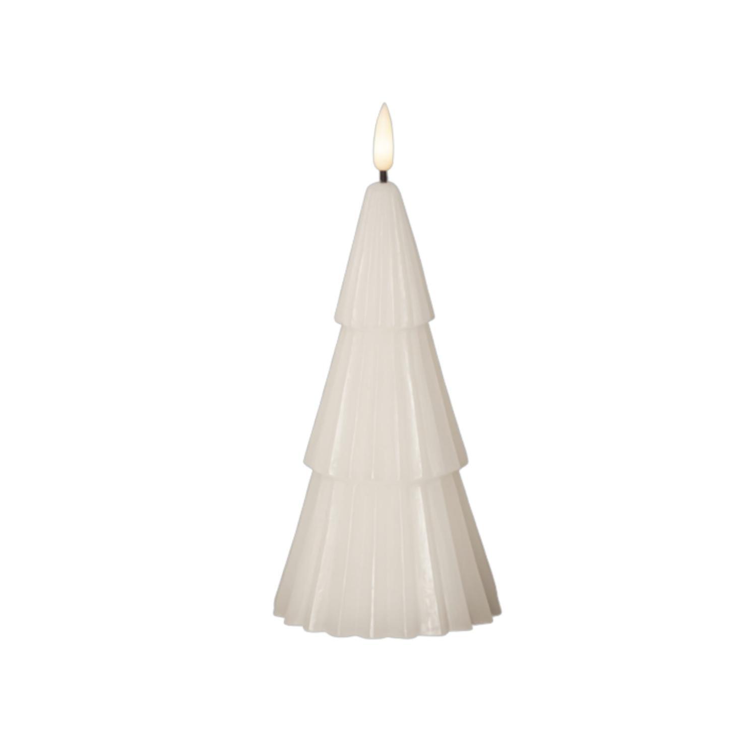 Christmas Tree Candle White