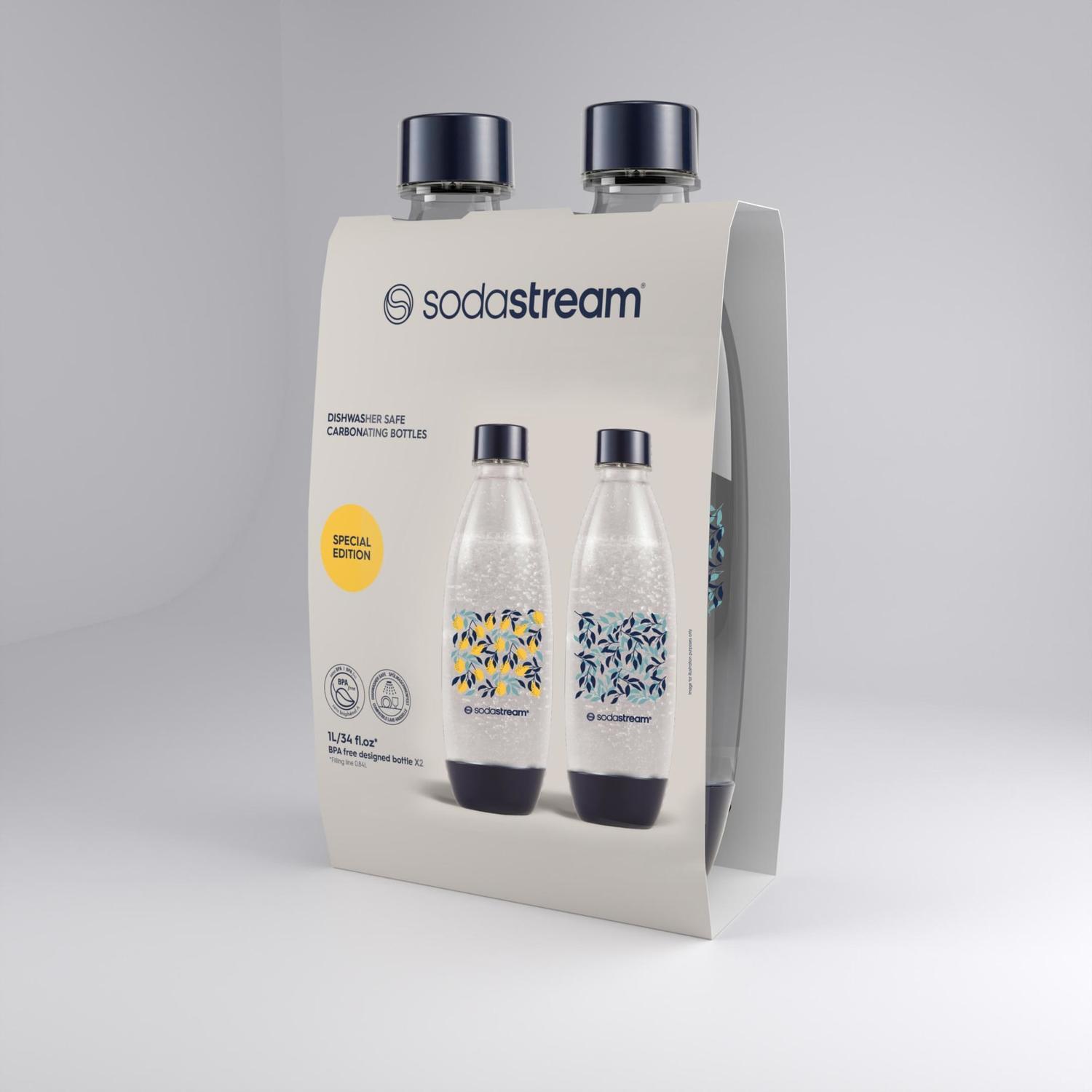 Carbonating Bottles Twin Pack 1 litre Summer Fruits