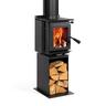 Micro Rad Woody 7.5kW Wood Fire and ECO 130 Flue Kit