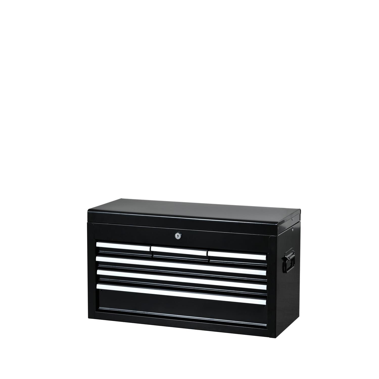 6-Drawer Tool Chest H: 335 mm, W: 620 mm, D: 260mm Black