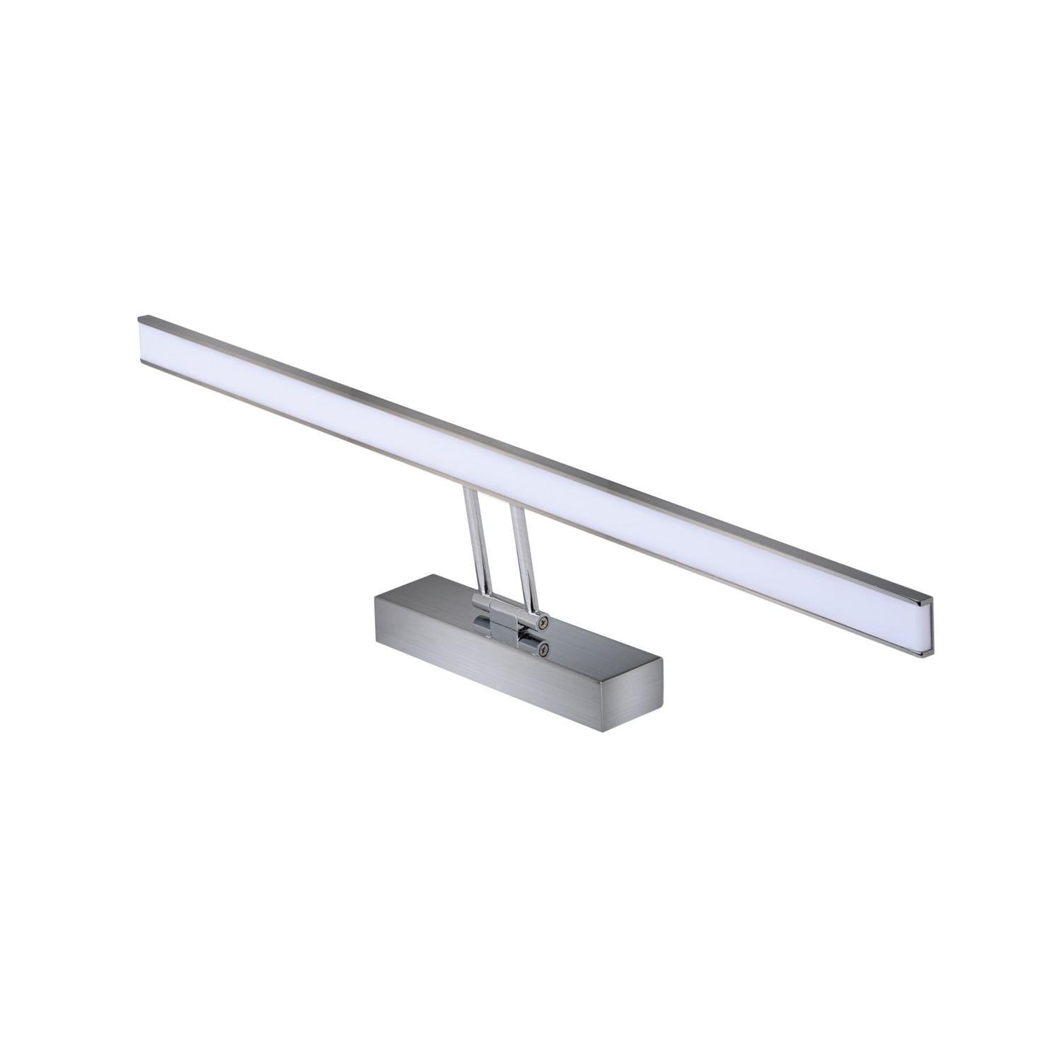 Adjustable Arm Mirror Light 12W Brushed Metal
